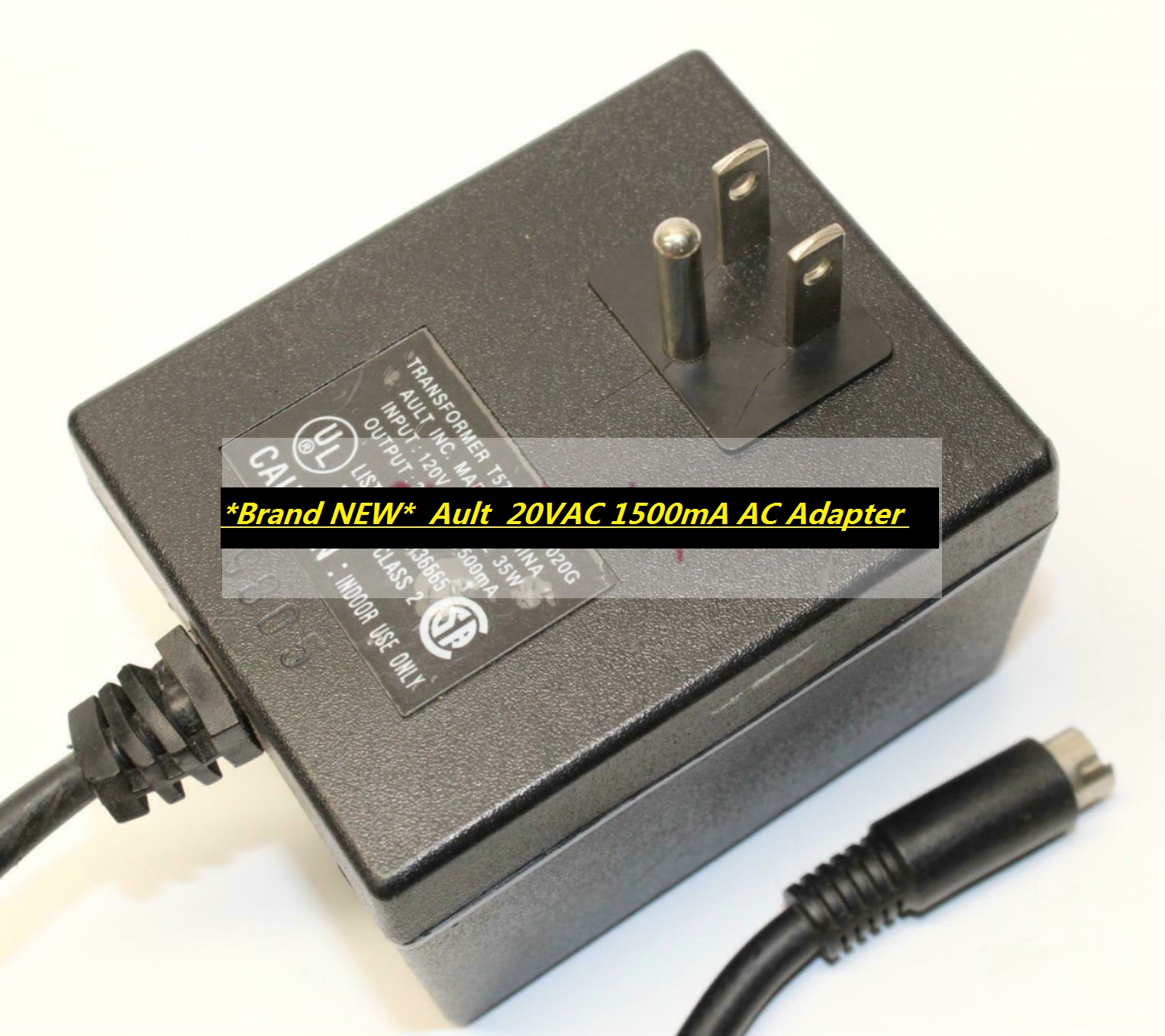 *Brand NEW* 20VAC 1500mA AC Adapter Ault T57201500C020G Class 2 Transformer Power Supply - Click Image to Close